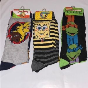 “3” 2 pack Nickelodeon Socks